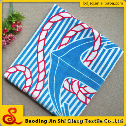 Cheap Wholesale 100% Cotton Custom Print Beach Towel Fabric